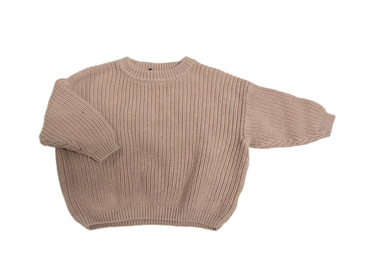 Belan J. Knit 0-6m Cotton Knit Sweater