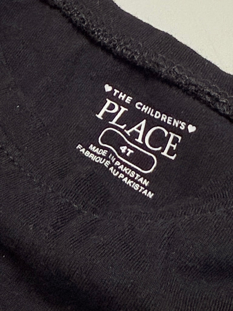 Childrens Place Black Tops X2 4T
