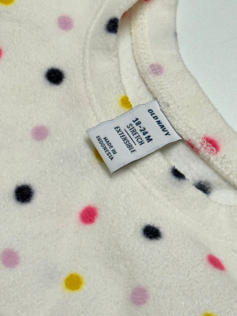 Old Navy - Long Sleeve Fleece Dress 18-24m