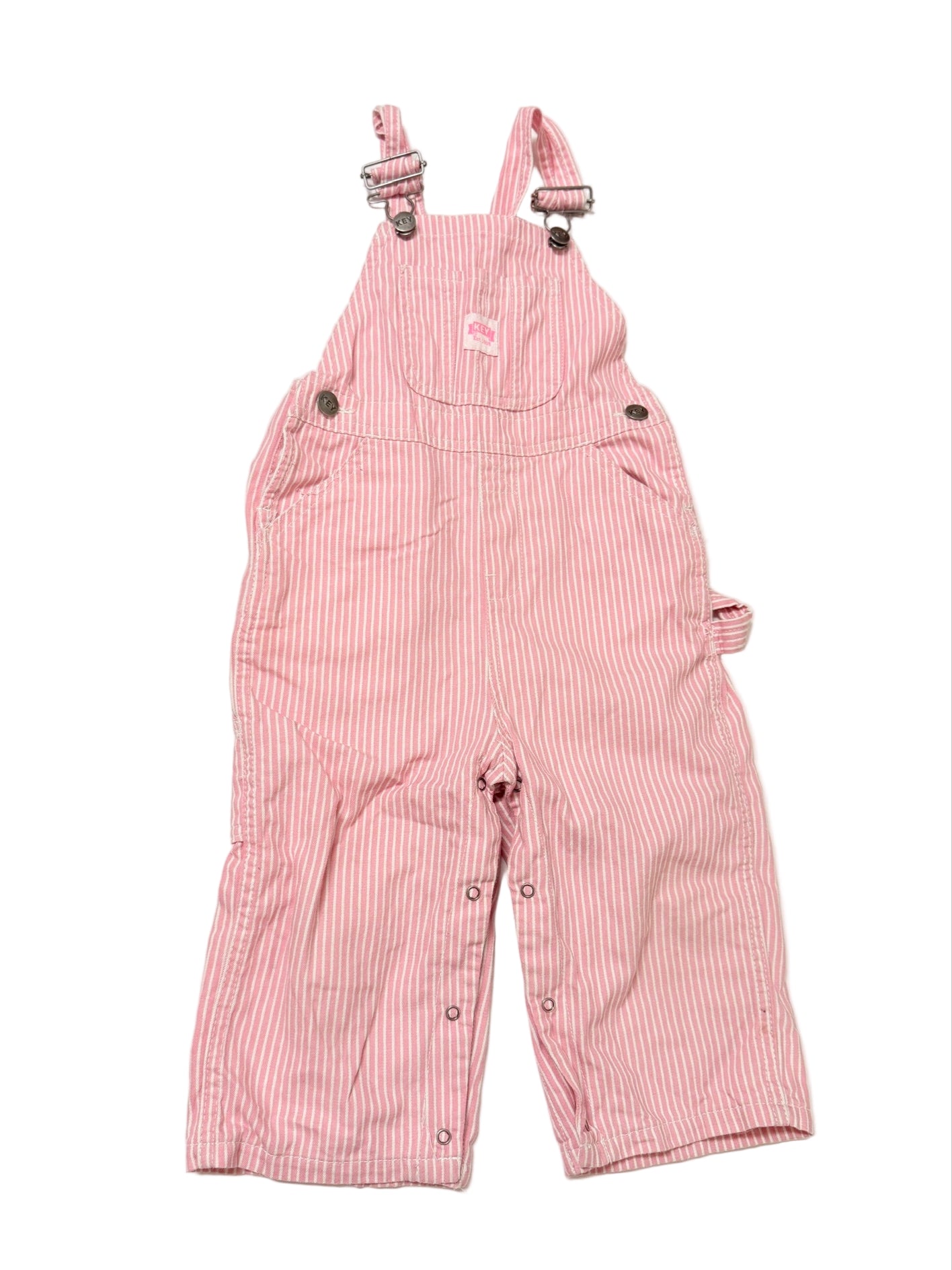 Overalls Pinstripe 100% Cotton 24m