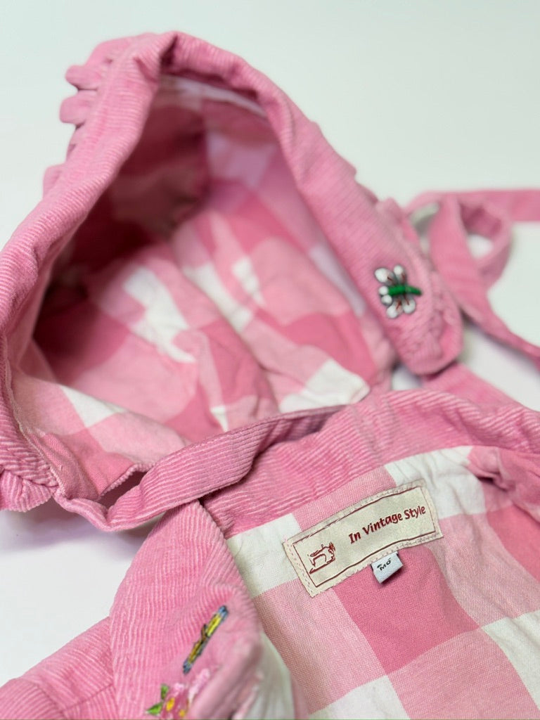 Ensemble bonnet et veste style vintage 6-9 mois