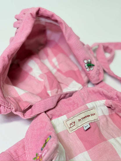 Ensemble bonnet et veste style vintage 6-9 mois