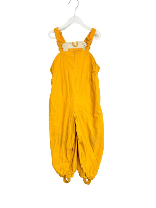 Lined Zara Yellow Rain Pants 4-5y
