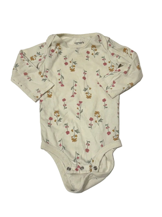 Carter’s Floral Long Sleeve Bodysuit, 12M