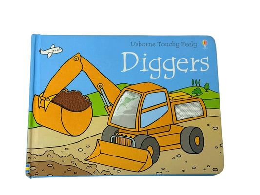 Usborne Touch and Feel Diggers Book