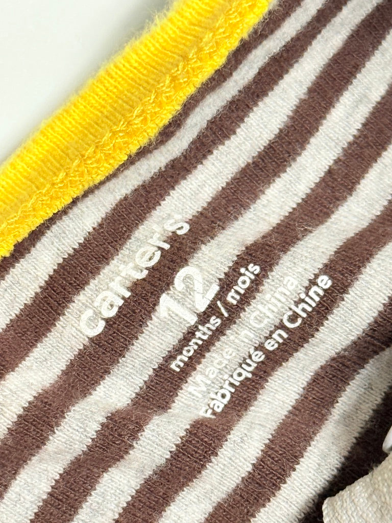 Carter's 12m Sleeper Striped Dump Truck