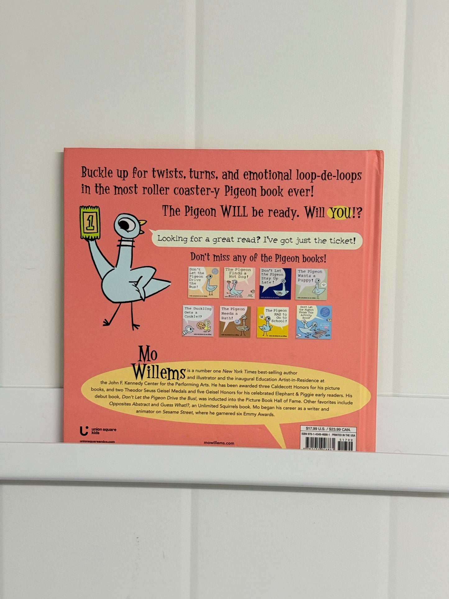 The Pigeon will Ride the Roller Coaster -Book