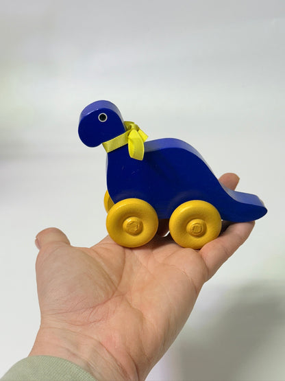 Wooden Wheeled Dinosaur