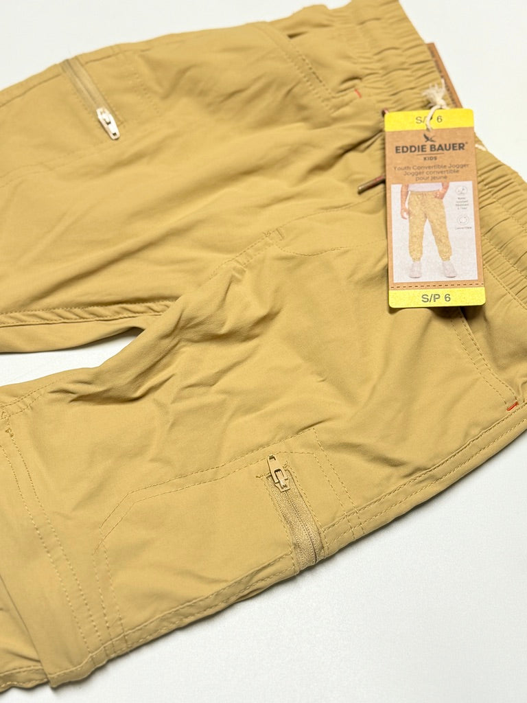 Eddie Bauer Pants Zip Off Shorts 6Y
