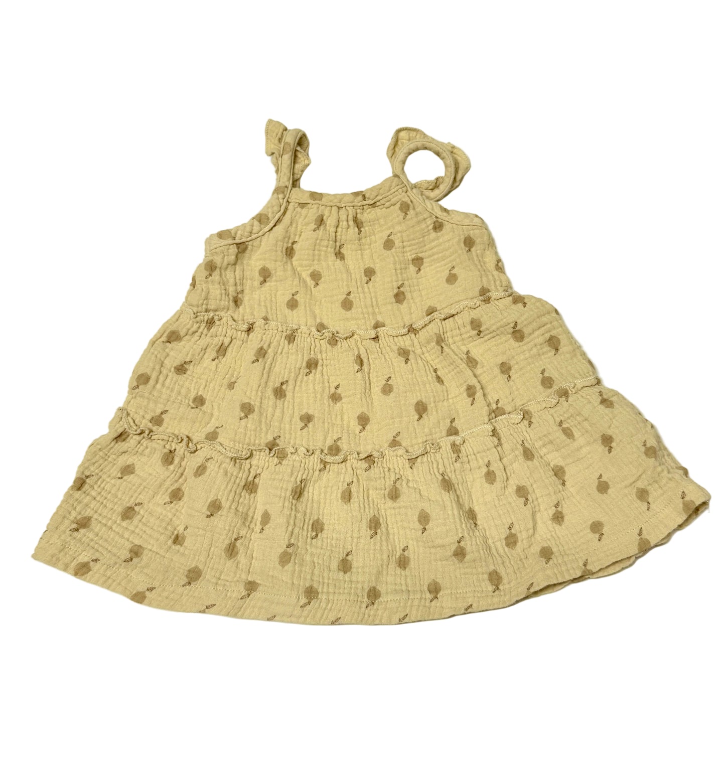 Rabbit & Bear Tiered Muslin Dress, 12M