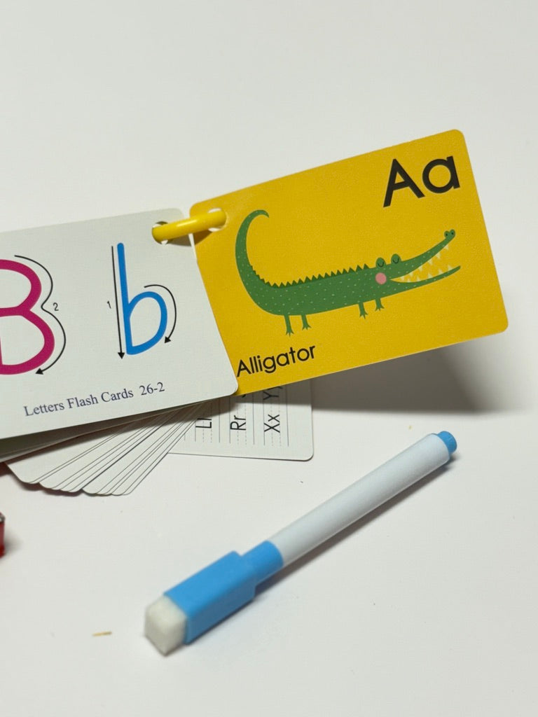 Alphabet Animal Flash Cards Practice Writing Dry Erase