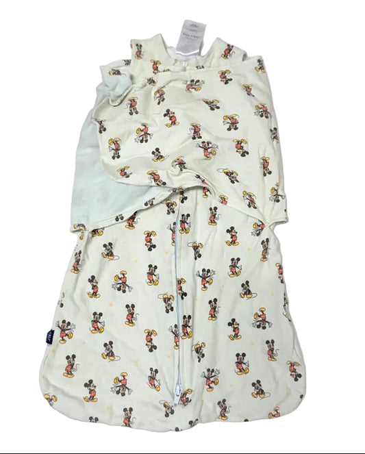 HALO SleepSack Swaddle, Disney Mickey Mouse Print, 3–6M