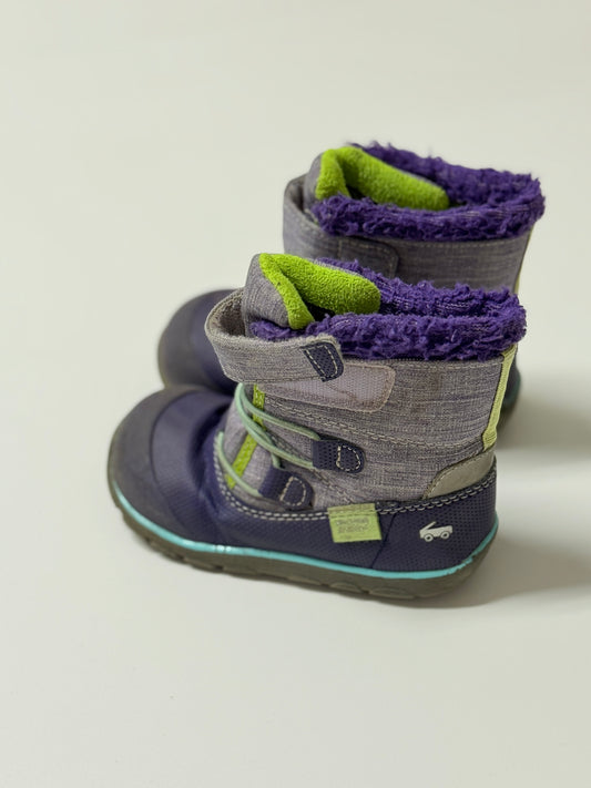 See Kai Run Purple Gilman Waterproof Insulated Boots For Kids Toddler Size 8