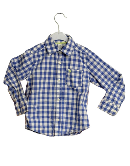 Chemise boutonnée à carreaux Carter's 4T