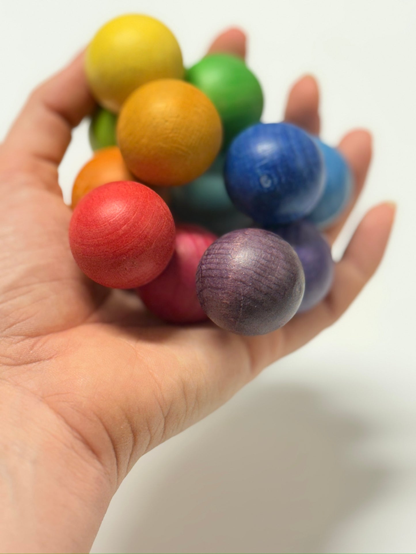 Grimm's Germany  Wooden Toy, Baby - GRASPING NATURAL WOOD CLUSTER