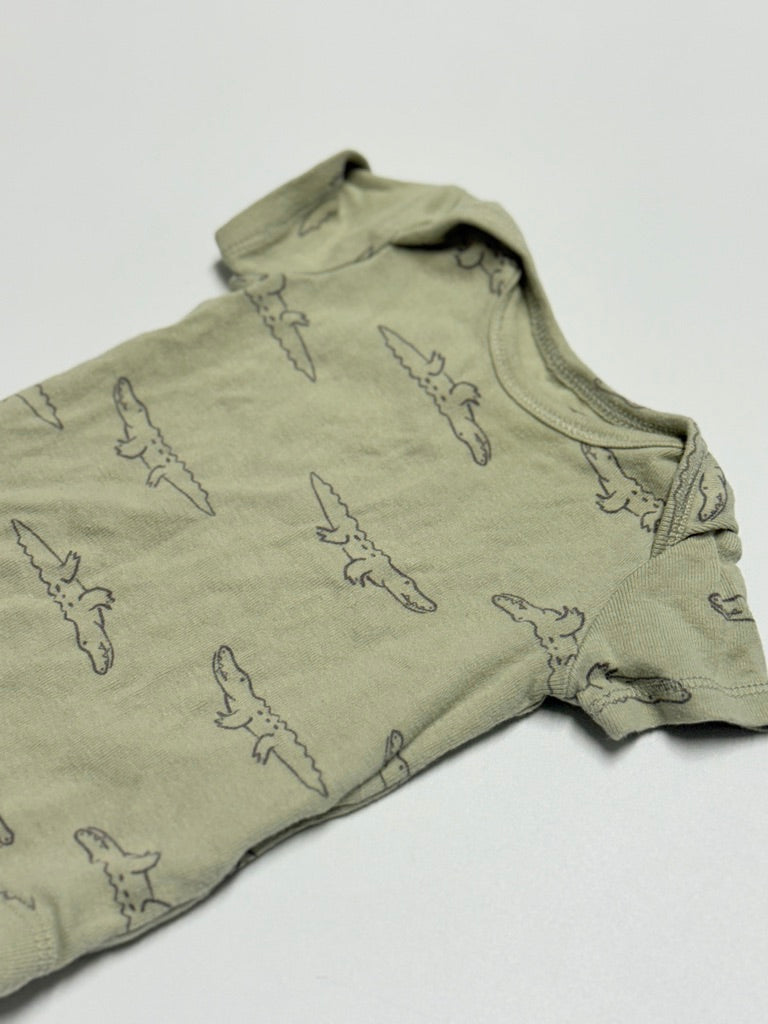 Carter's Crocodile Onesie 3m