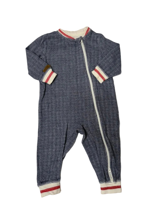 Juddlies Designs Zip Footless Sleeper, 6–12M