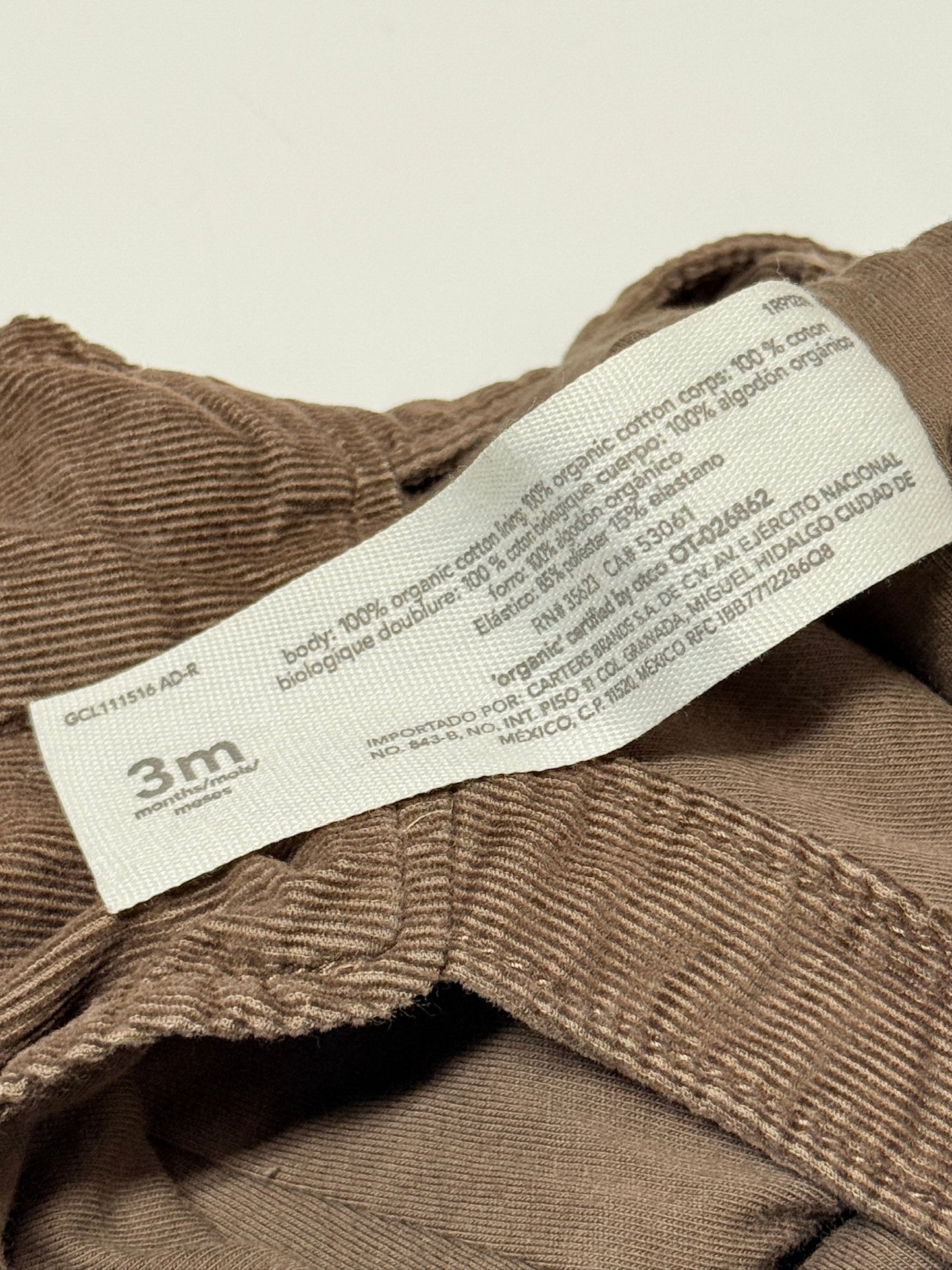 Little Planet by Carter’s Corduroy Overalls, 3M