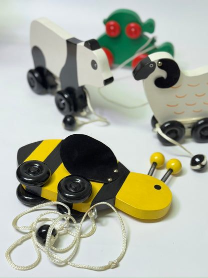 LG Wooden Animal Pull Toys Sold Separately