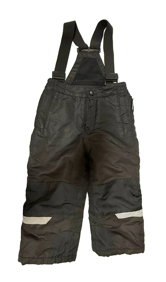 Nevada Black Insulated Snow Pants with Suspenders – Size 4