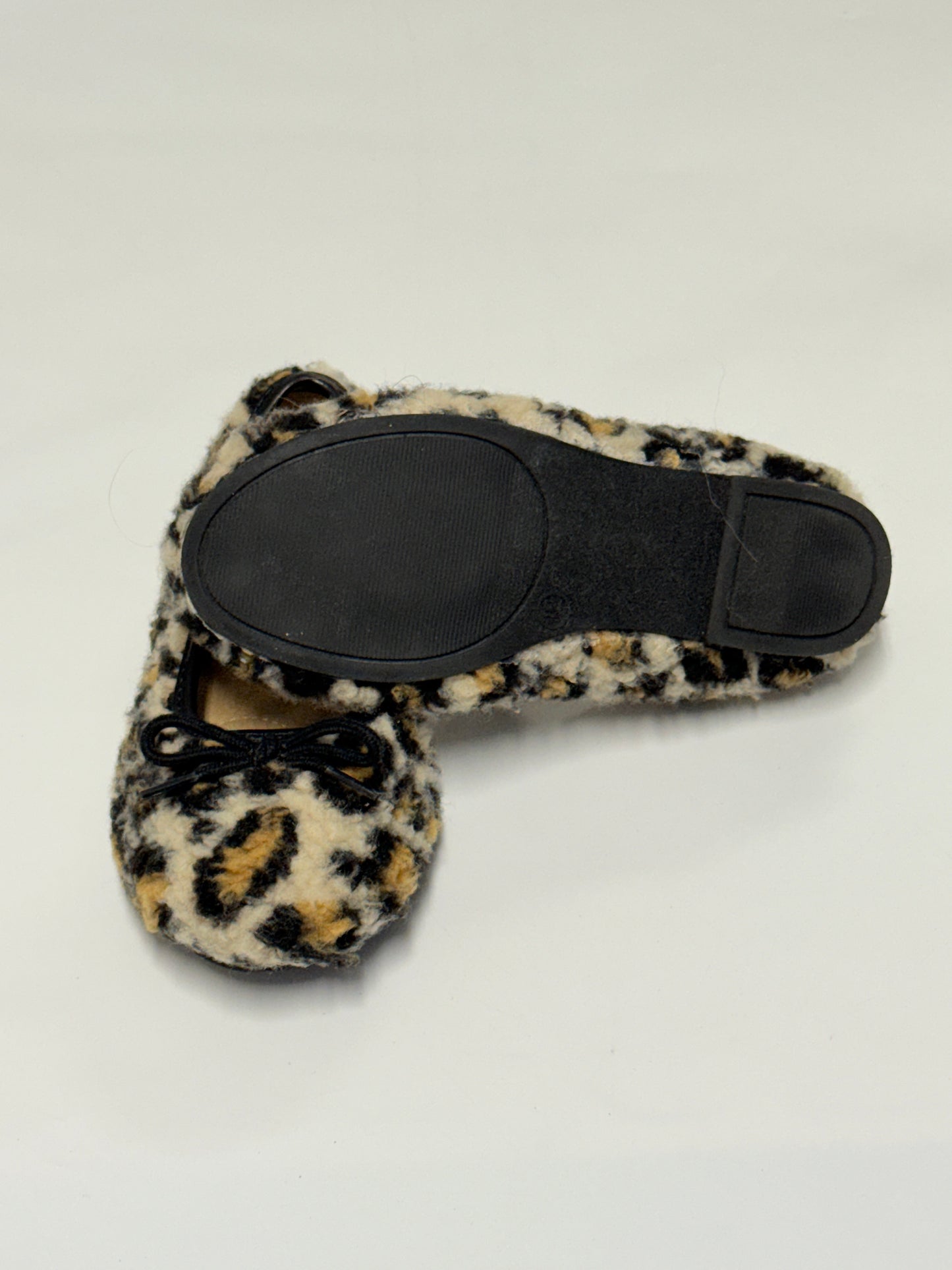 Gap Kids Leopard Fuzzy Ballet Flats, Toddler 12US