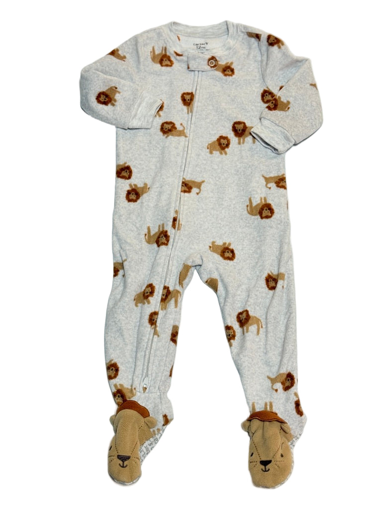 Carter's Fleece Lion Sleeper 12m
