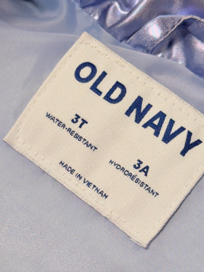 Old Navy Metallic Puffer Vest, 3T