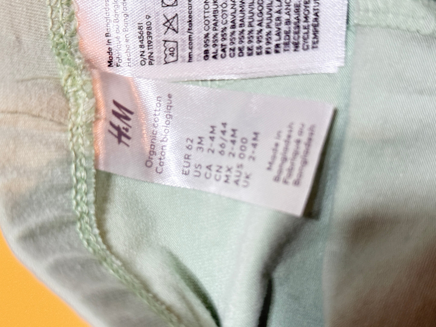 H&M leggings set of 2  2-4m