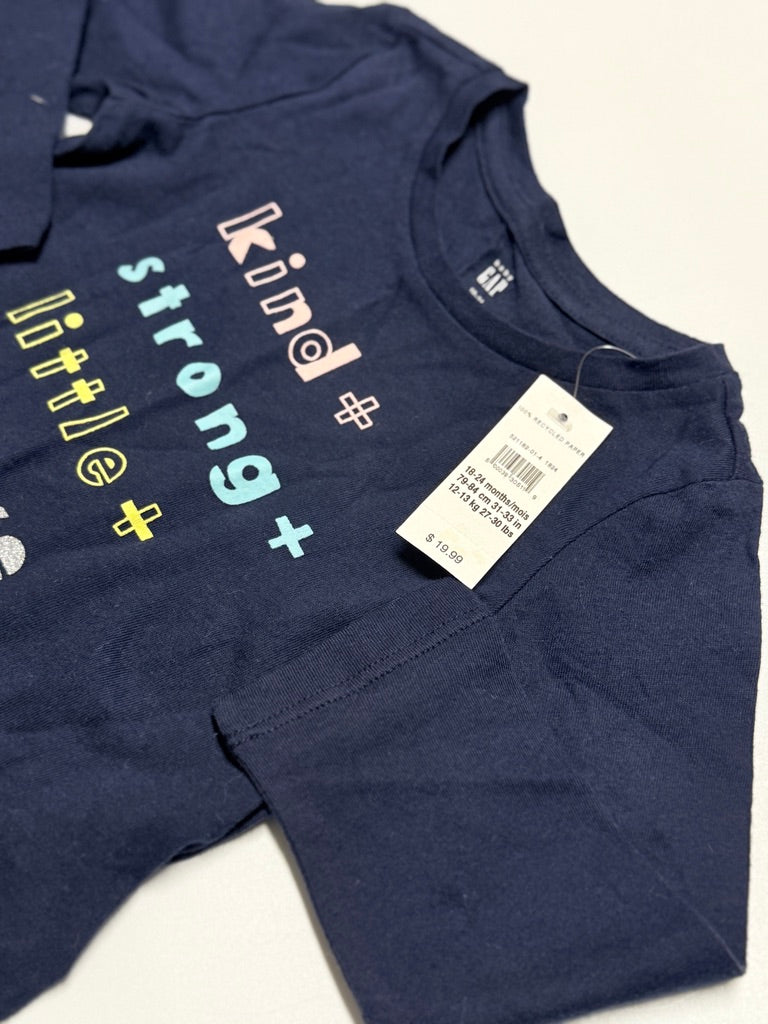 Baby Gap Kind Brave Long Sleeve Shirt 18-24m
