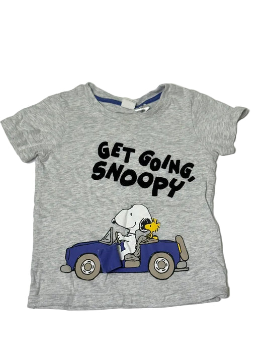 H&M Snoopy Shirt 1.5y -2t