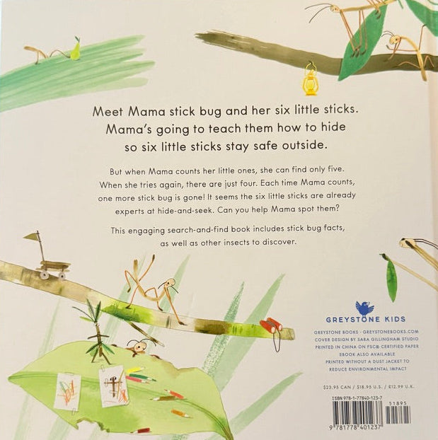 Six Little Sticks - Book