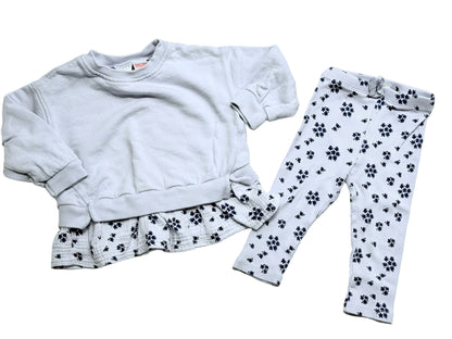 Zara 2pc set 9-12m