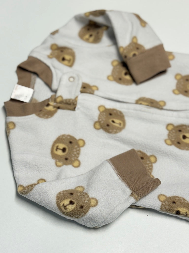 HB- Fleece Bear Sleeper 6-9m