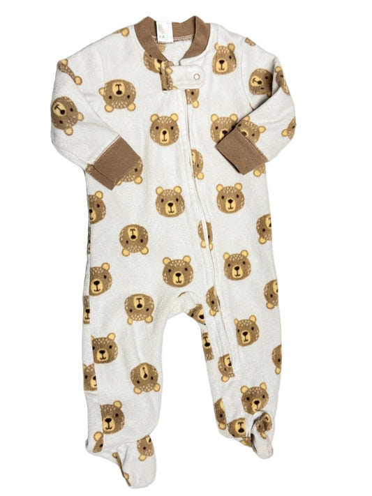 HB- Fleece Bear Sleeper 6-9m