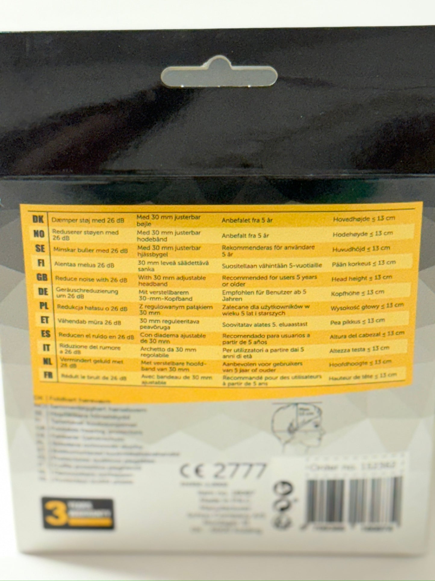 Ear Protection Size Sm Toddler