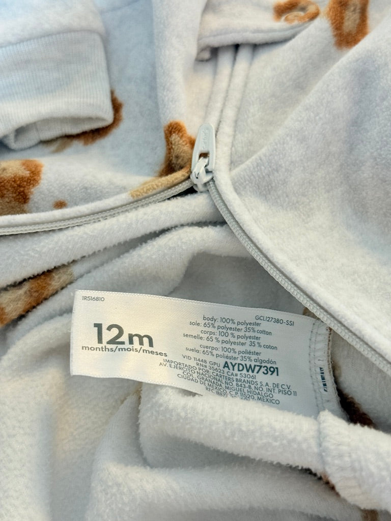 Carter's Fleece Lion Sleeper 12m
