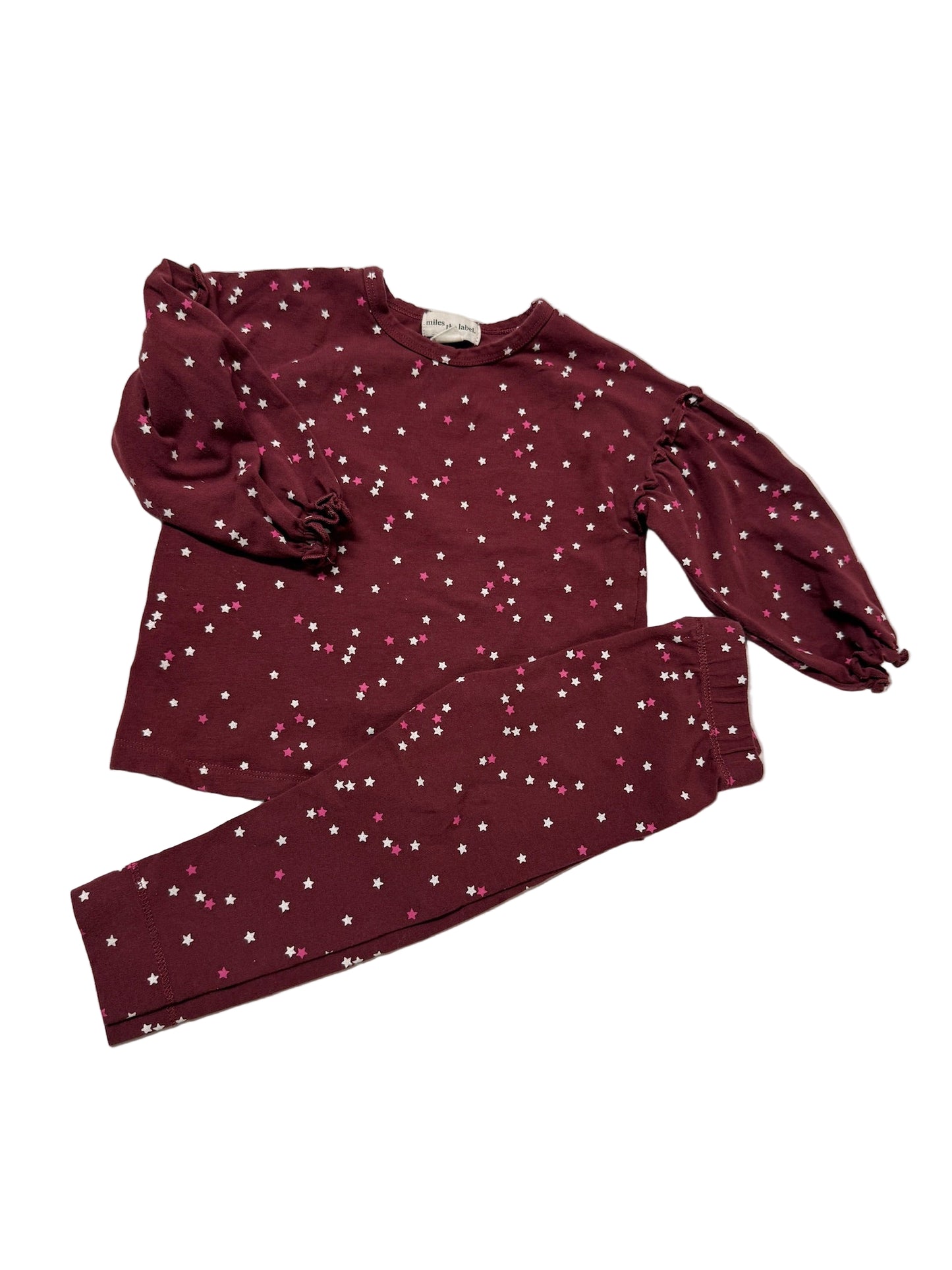 Miles the label 2pc set 12m Star Set