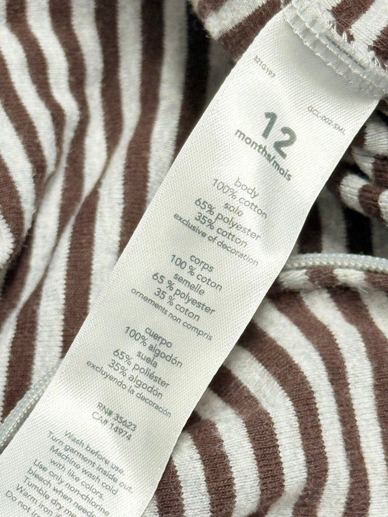 Carter's 12m Sleeper Striped Dump Truck