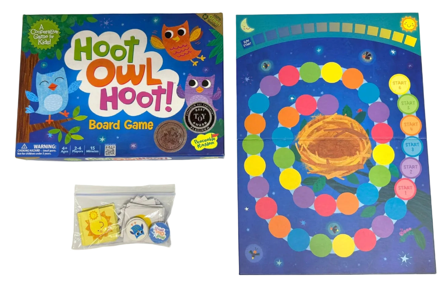 Hibou Chouette Chouette ! Jeu de Société Coopératif pour Enfants