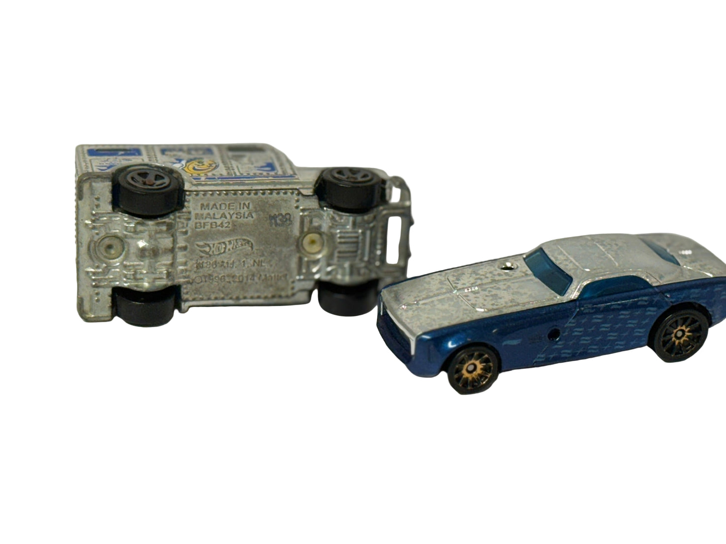 2pc Hot Wheels bundle Silver