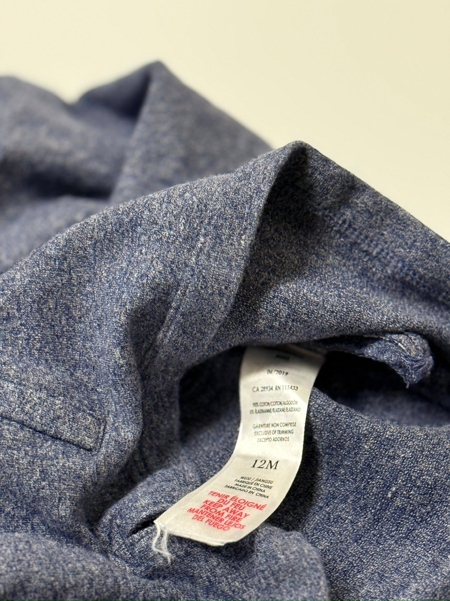 Miles the Label 12m Hoodie 2pc set Bluish Grey