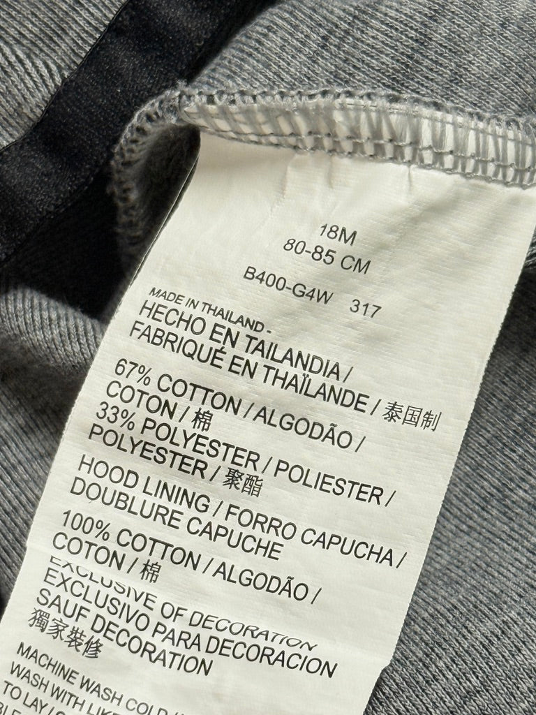 Nike Zip Up Hoodie 18m