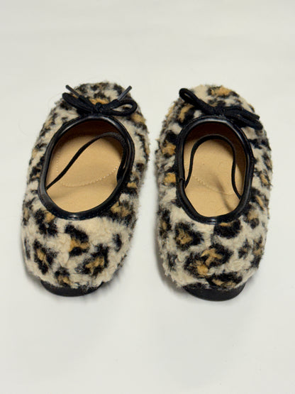 Gap Kids Leopard Fuzzy Ballet Flats, Toddler 12US