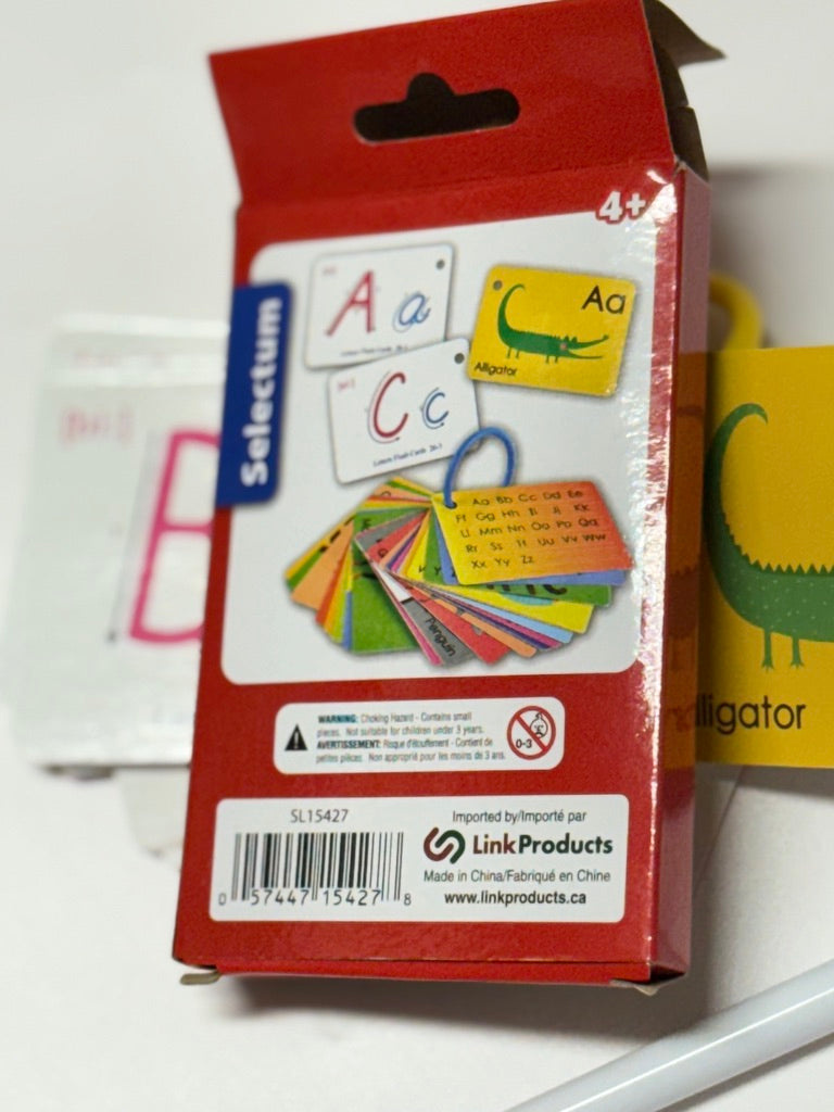 Alphabet Animal Flash Cards Practice Writing Dry Erase