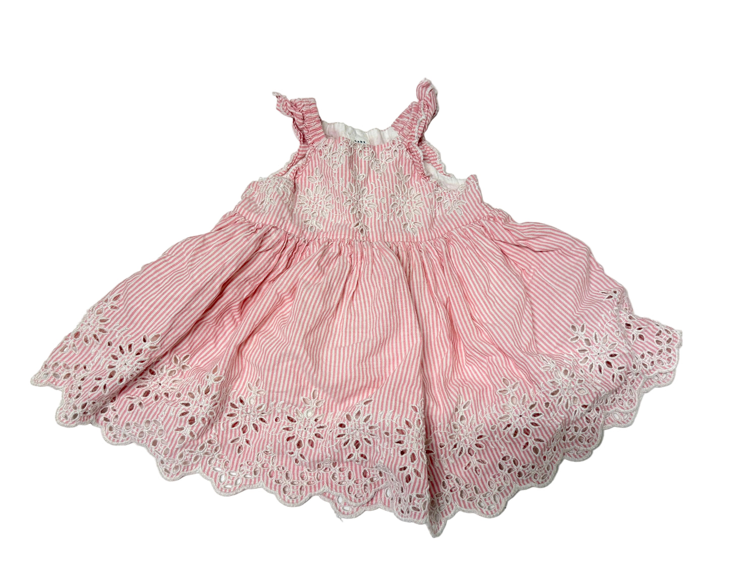 Baby Gap Pink Eyelet Dress, 6–12M