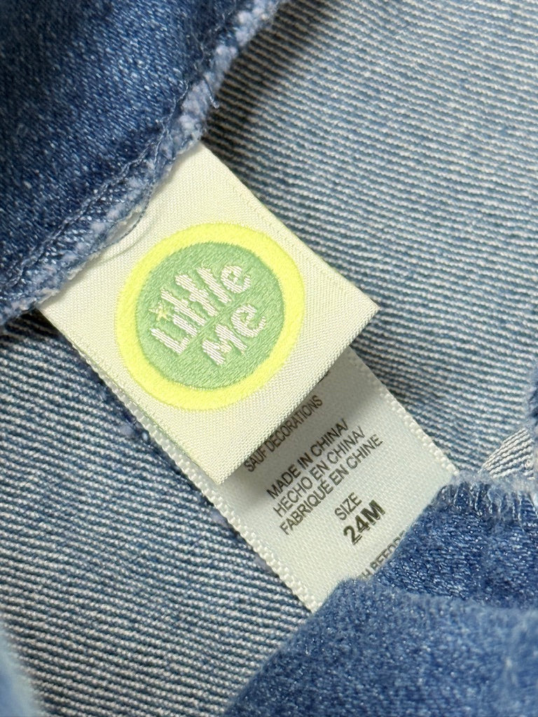 Rainbow Denim Dress 24m