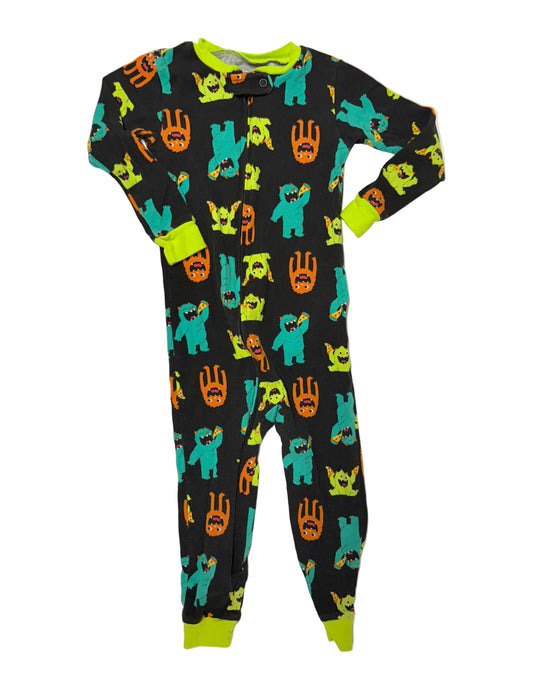 Simple Joys by Carter’s Toddler Footless Pajamas | Monster Print | Black | Size 24M
