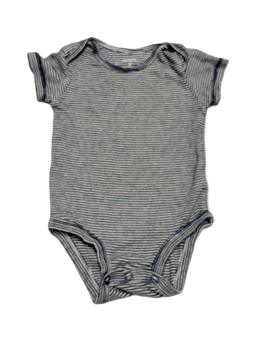 Carter's Dark Striped Onesie 3m