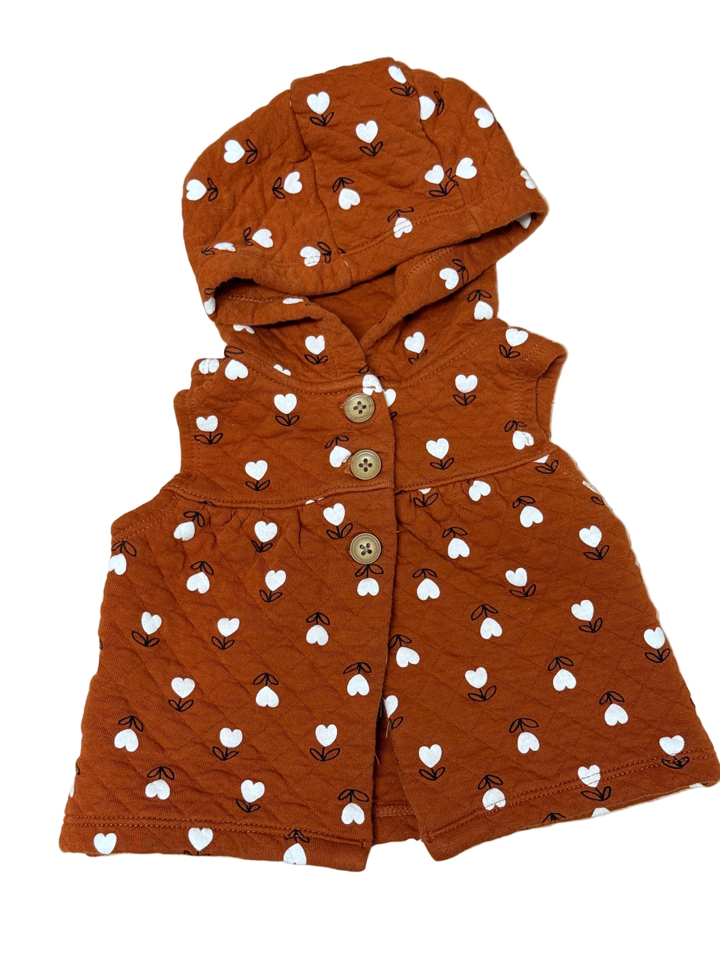 Carters Heart Vest 9m