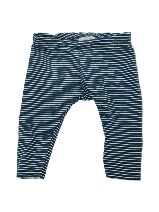 Zara Baby Girl Navy Stripe Leggings 9-12m
